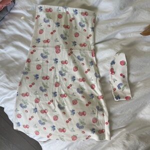 djerf avenue summer berries dress and headband